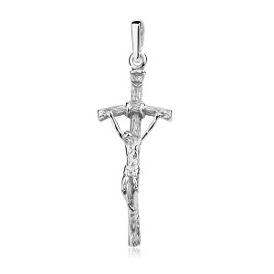 Cruciulita argint 9x21mm DiAmanti K0043R-DIA (Argint 925‰ 0,4 g.)